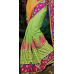Marvelous Green Colored Embroidered Georgette Net Saree Marvelous Green Colored Embroidered Georgette Net Saree